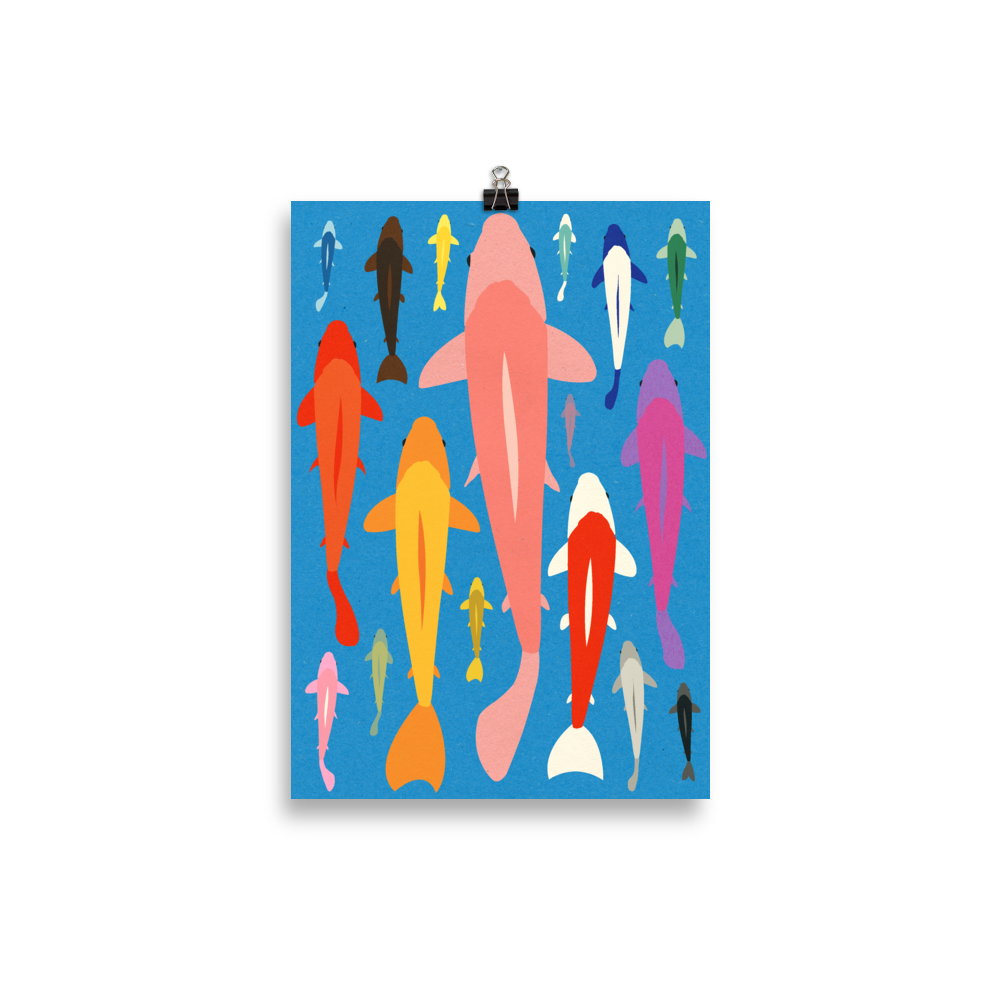 Poster Art Print Illustration – KOI