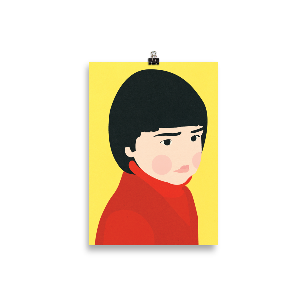 Poster Art Print Illustration – Osaka Girl