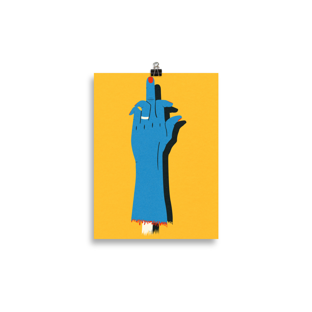 Poster Art Print Illustration – F**K OFF!