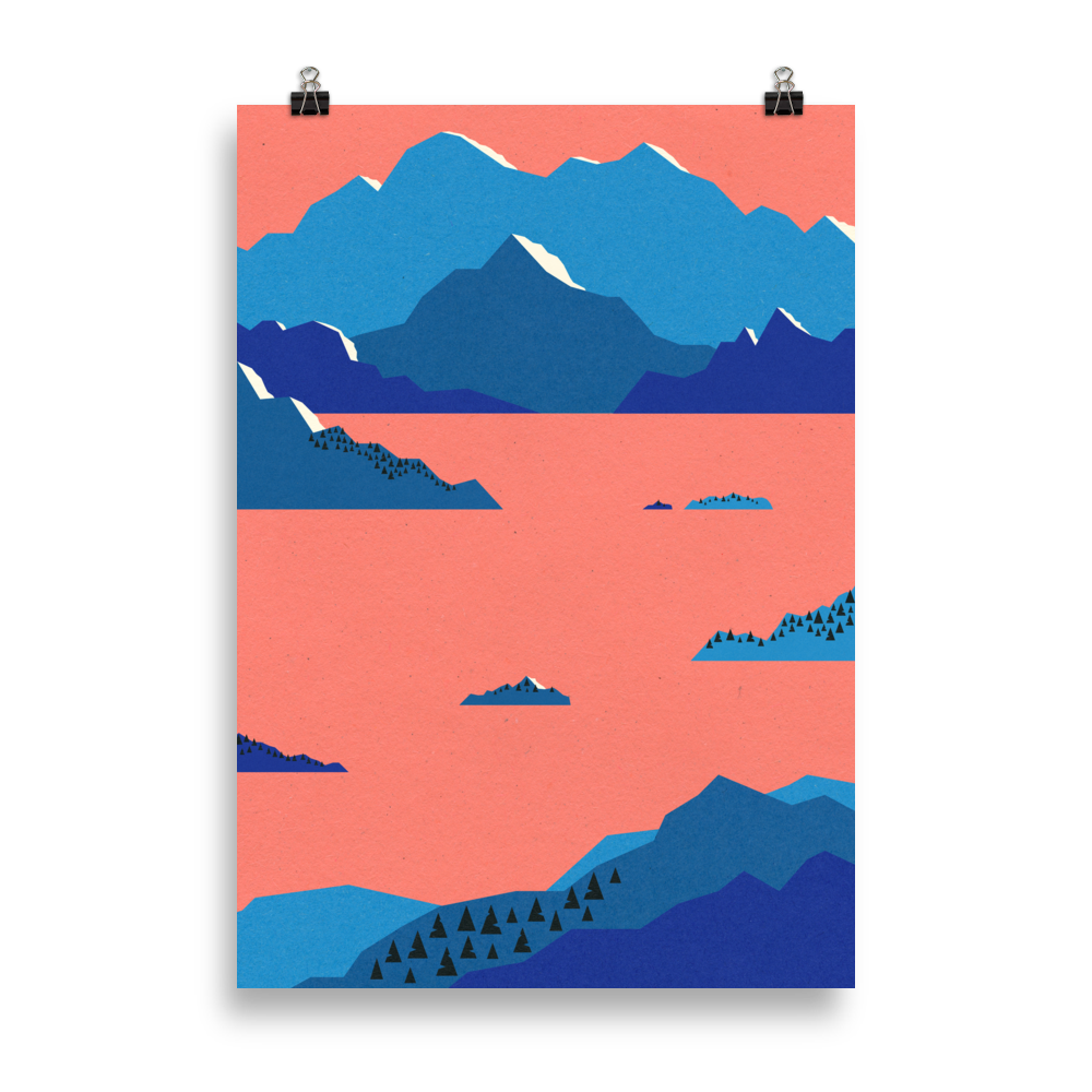 Poster Art Print Illustration – Swedish Mornings