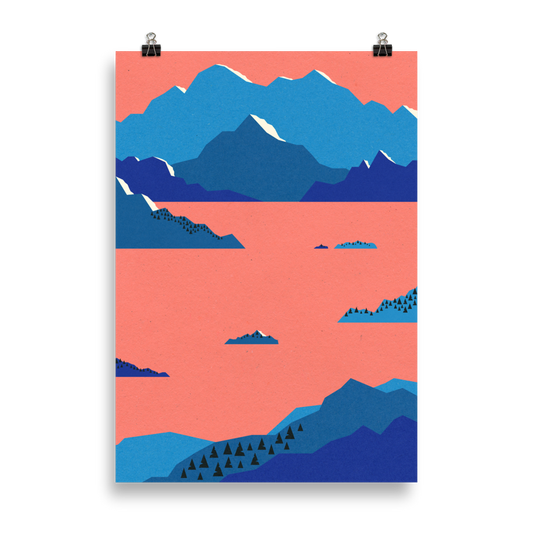 Poster Art Print Illustration – Swedish Mornings