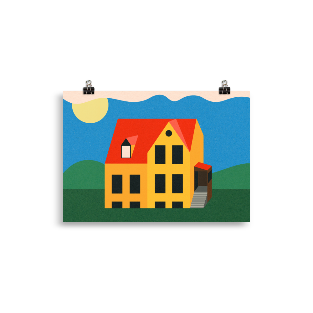 Poster Art Print Illustration – Not My House Anymore