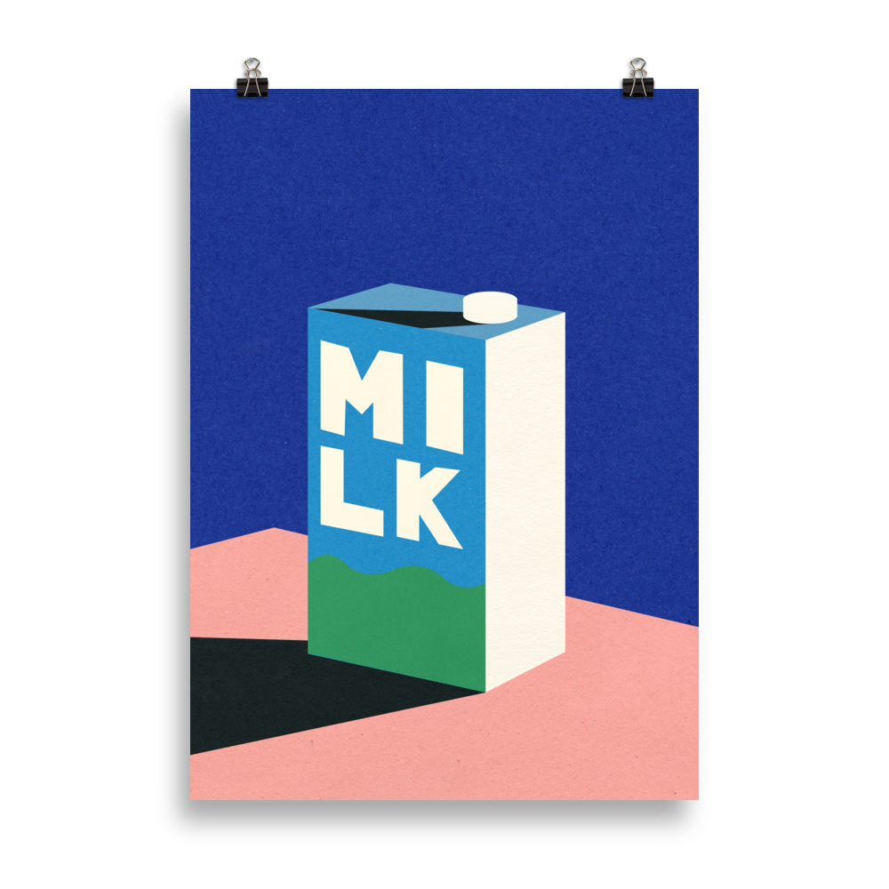 Poster Art Print Illustration – MILK