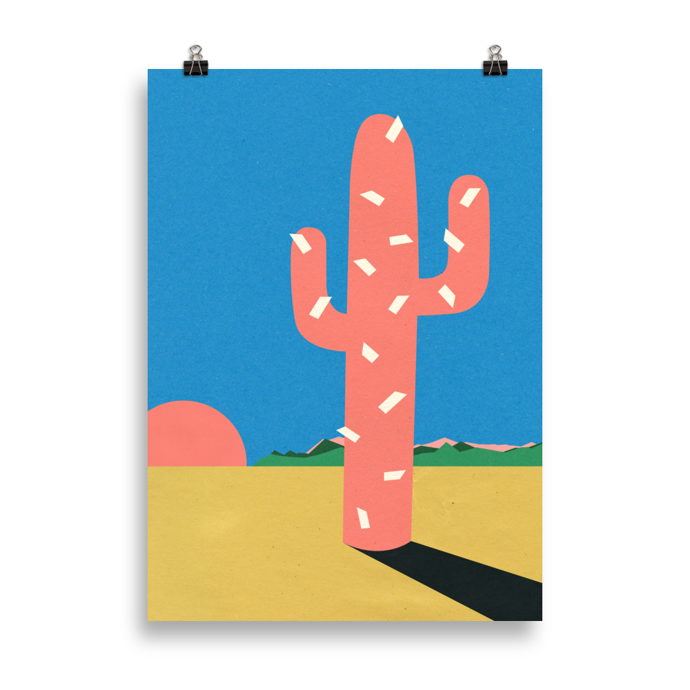 Poster Art Print Illustration – Sierra Nevada IX