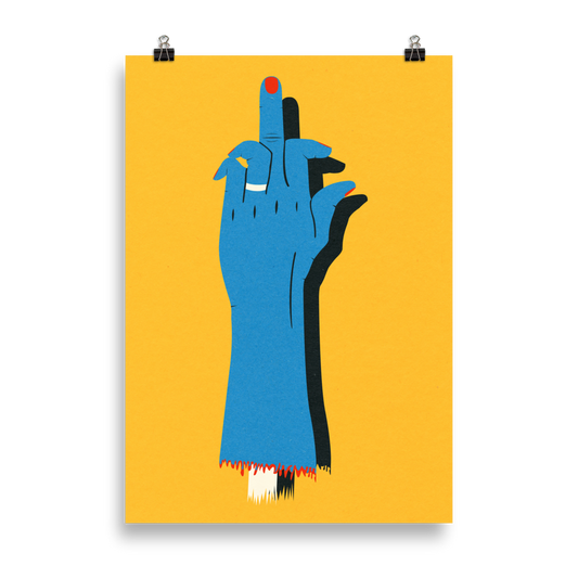 Poster Art Print Illustration – F**K OFF!