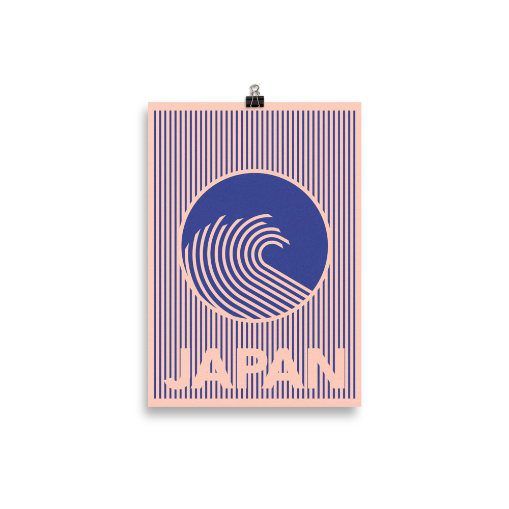 Poster Art Print Illustration – The Great Wave Of Japan