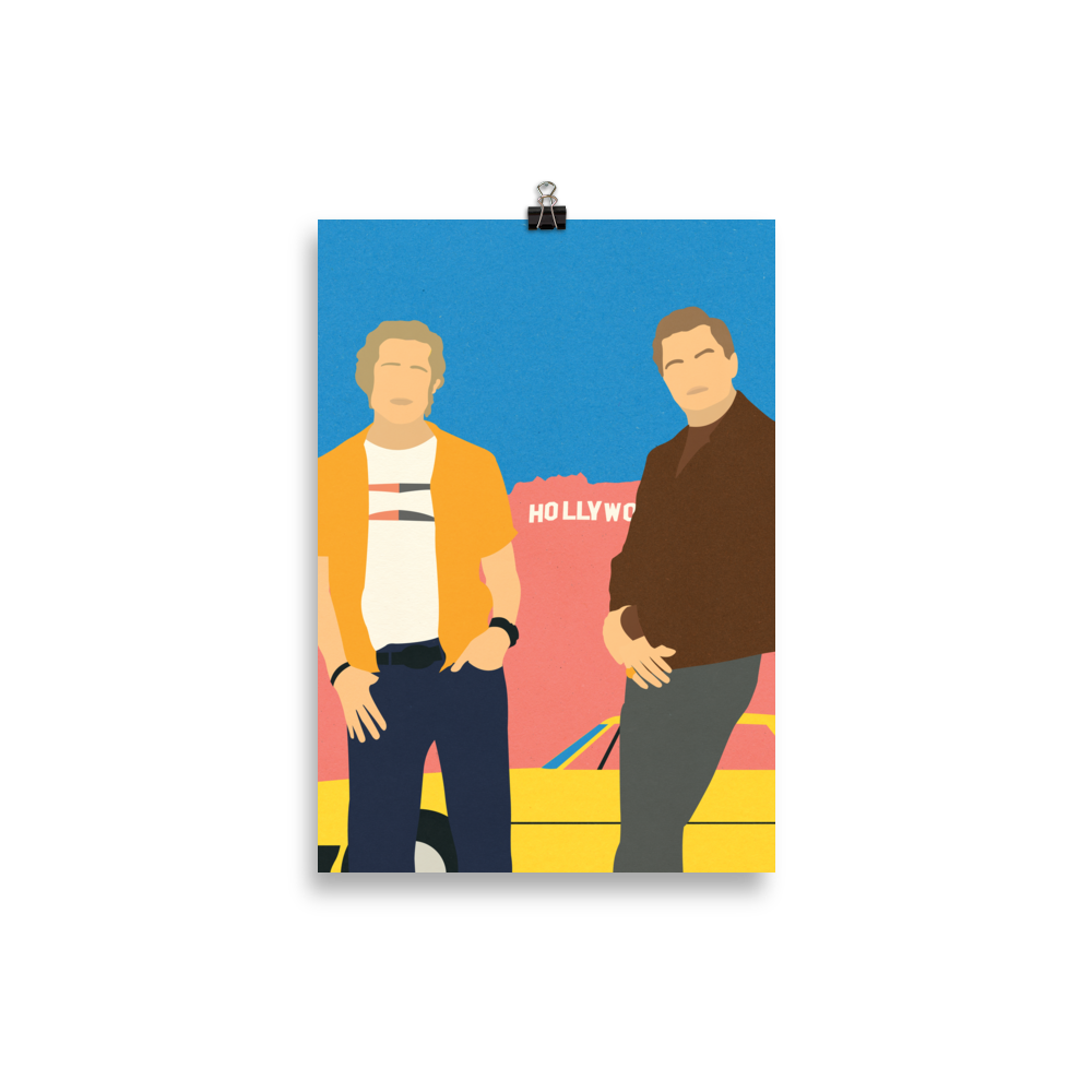 Poster Art Print Illustration – Cliff And Rick